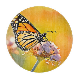 Majestic Butterfly Close Up Design Cutting Board