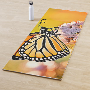 Majestic Butterfly Close Up Design Yoga Mat