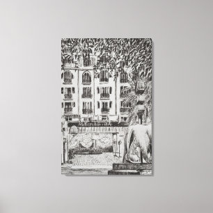 Majestic Cannes Film festival Fashion TV Canvas Print