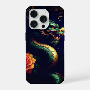 Majestic Chinese dragon phone case. iPhone 15 Pro Case