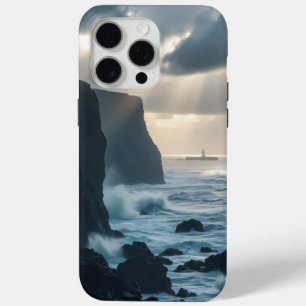 majestic cliffside rises steeply  iPhone 15 pro max case