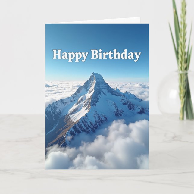 Majestic Cloud Peak Card (Front)