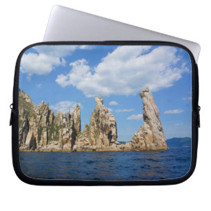 Majestic Coastal Spires – Triozyorye, Sea of Japan Laptop Sleeve