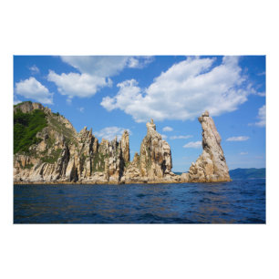 Majestic Coastal Spires – Triozyorye, Sea of Japan Photo Print