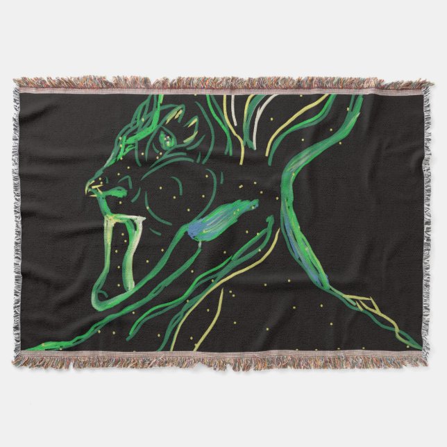 Majestic Constellation  Throw Blanket (Front)