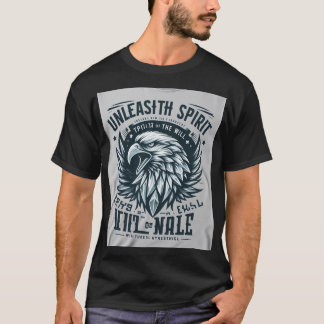 Majestic Crystal Eagle T-Shirt Design