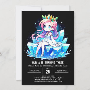 Majestic Custom Princess Birthday Invitation