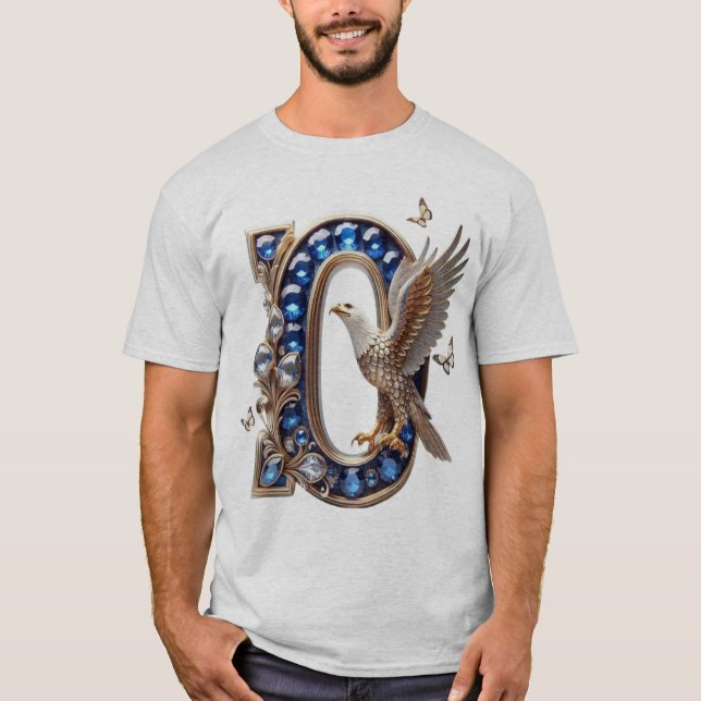 Majestic D With Wings T-Shirt (Front)