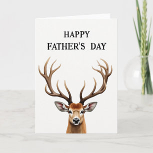 Majestic Deer Fathers Day Card