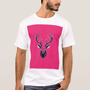 Majestic Deer Head Logo design. T-Shirt