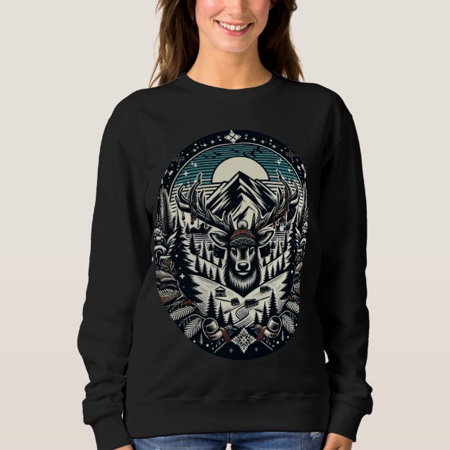 Majestic Deer Sweatshirt (Front)