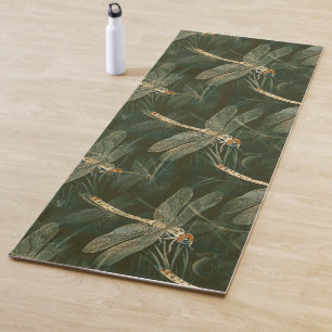 Majestic Dragonfly Pattern  Yoga Mat