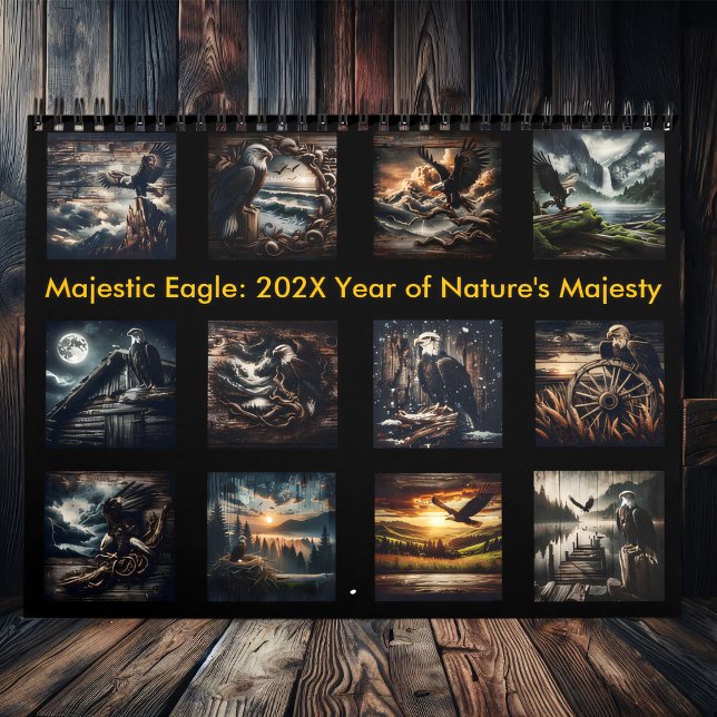 Majestic Eagle: A Year of Nature's Majesty 2025  Calendar (Creator Uploaded)