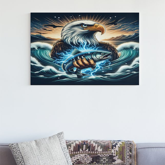 Majestic Eagle Catch Poster (Creator Uploaded)