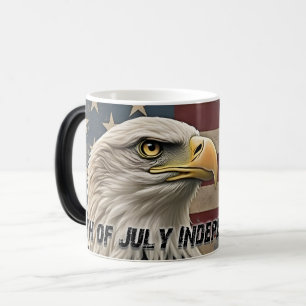 Majestic Eagle & Flag – Spirit of Freedom Magic Mug
