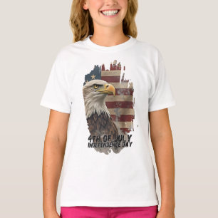 Majestic Eagle & Flag – Spirit of Freedom T-Shirt