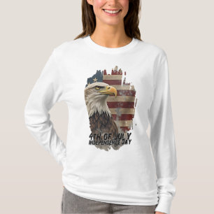Majestic Eagle & Flag – Spirit of Freedom T-Shirt