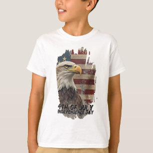 Majestic Eagle & Flag – Spirit of Freedom T-Shirt