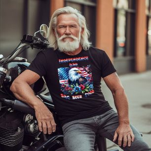 Majestic Eagle Flying Independence Day T-Shirt
