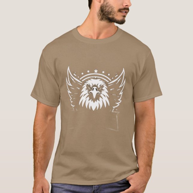 "Majestic Eagle Graphic T-Shirt  (Front)