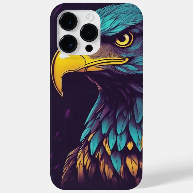 Majestic Eagle in vibrant Colours Case-Mate iPhone Case (Back)