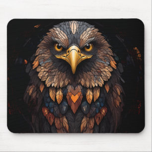 Majestic eagle Key Ring Mouse Pad