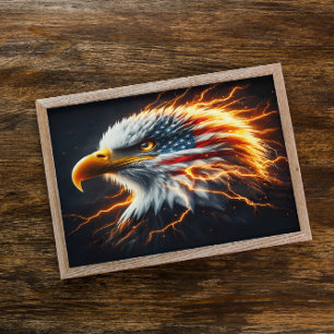 Majestic Eagle, Patriotic Display Poster