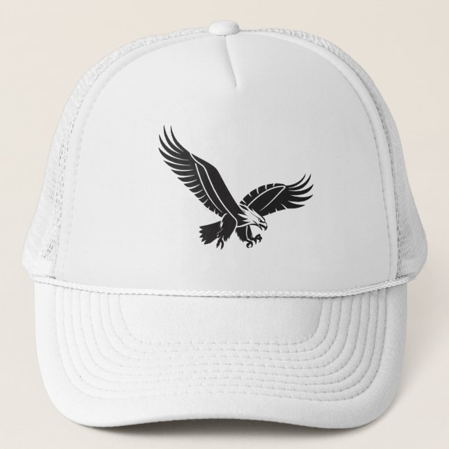 Majestic Eagle Snapback Trucker Hat (Front)