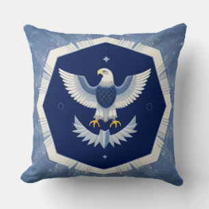 Majestic Eagle Soaring Stylish Artistic Gift Cushion