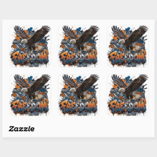 Majestic Eagle Sticker Wildlife Bird Art Decal