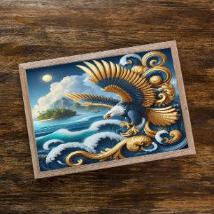 Majestic Eagle Symbolising Strength, Patriotism Poster