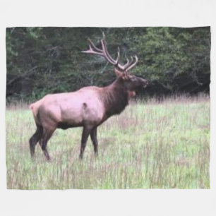 MAJESTIC ELK FLEECE BLANKET