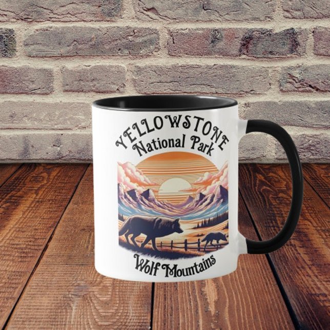 Majestic Emblem of Yellowstone National Park Mug (Creator Uploaded)