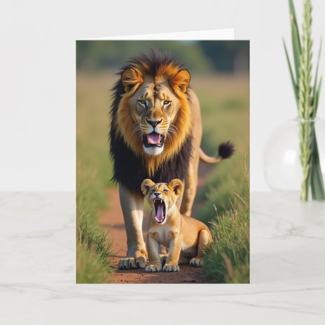 Majestic Fathers Day Wildcat Card (Front)
