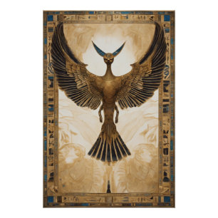Majestic Flight of the Celestial Beast Poster