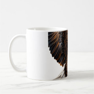 Majestic Flying Bald Eagle Graphic Coffee Mug