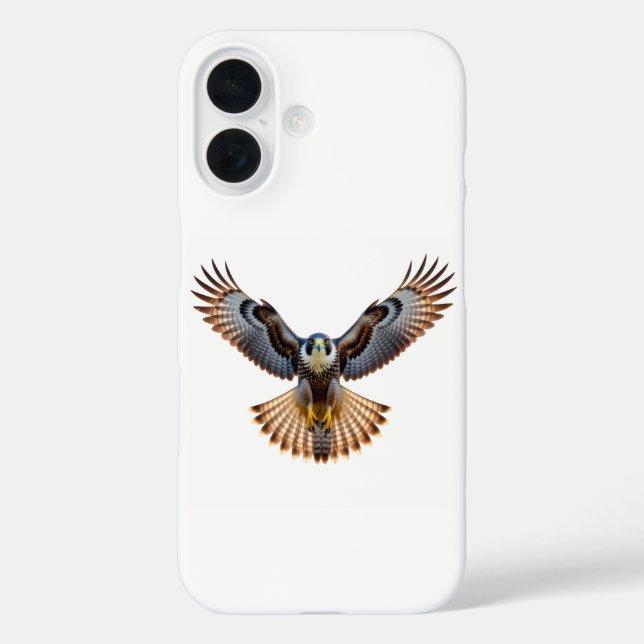 **“Majestic Flying Falcon – Realistic Full-Body Bi Case-Mate iPhone Case (Back)