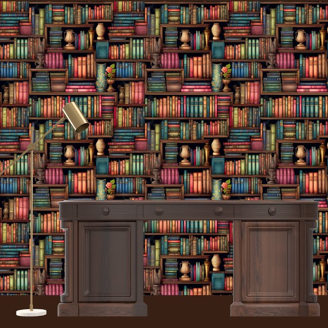 Majestic Ford Bookshelves Wallpaper (Creator Uploaded)