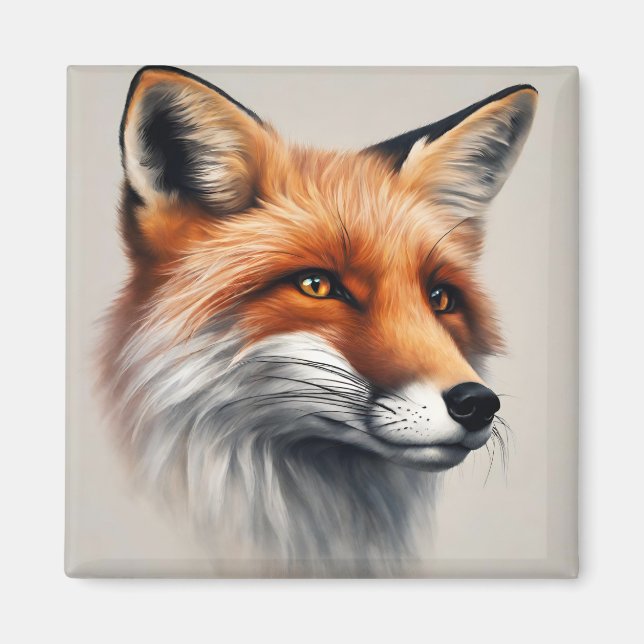 Majestic Fox  Magnet (Front)