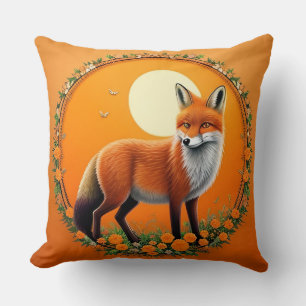 Majestic Fox Portrait Cushion