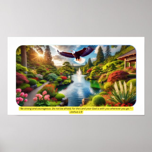 Majestic Garden of Serenity Poster (Front)