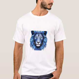Majestic Geometric Lion T-Shirt Designs