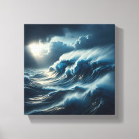 Majestic Giant Turquoise Wave Crashing