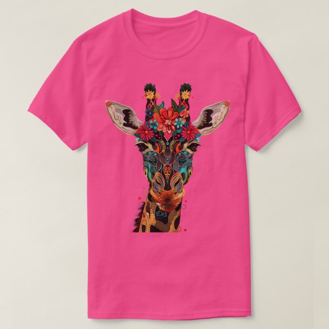 Majestic Giraffe Stance T-Shirt (Design Front)