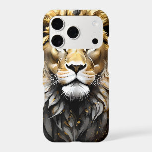 Majestic Gold And Grey Male Lion,