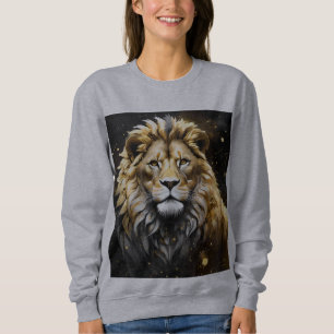 Majestic Gold And Grey Male Lion, Sweatshirt