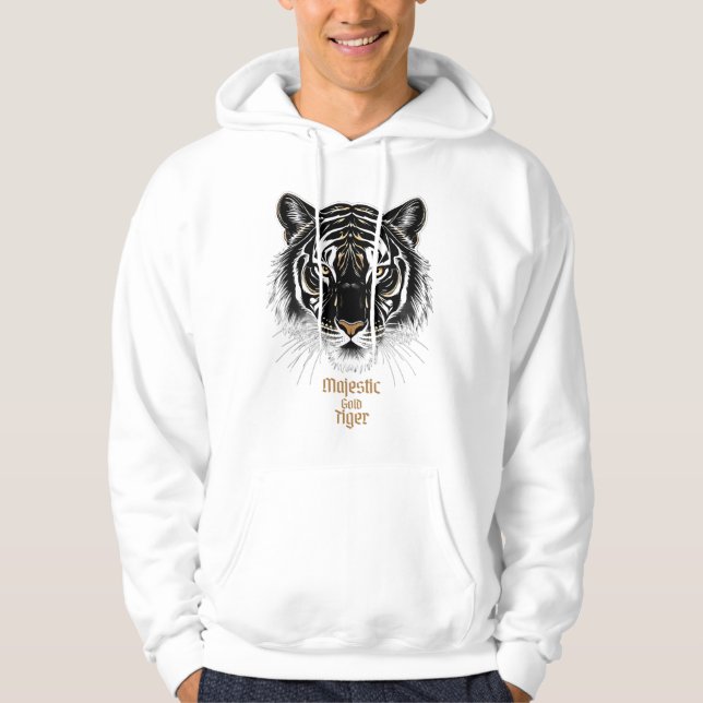 Majestic Gold Tiger Hoodie (Front)