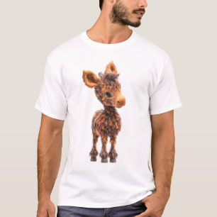 Majestic Golden Furry Fantasy Forest Creature Men T-Shirt