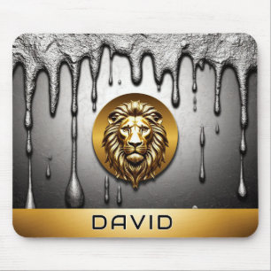 Majestic Golden Lion Wildlife Symbol 🦁 Mouse Pad