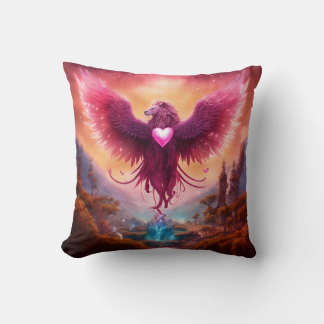 "Majestic Guardian of Love" Cushion (Front)